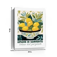 Limone Di Sorrento Canvas Art Print, 24x32