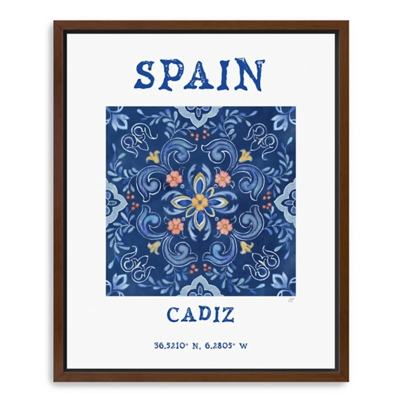 Spain Breezes Framed Canvas Art Print, 18x22