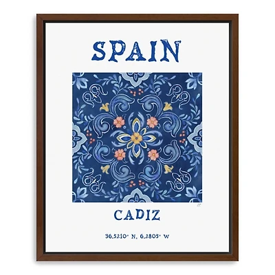 Spain Breezes Framed Canvas Art Print, 18x22