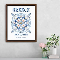 Greece Breezes Framed Canvas Art Print, 18x22