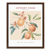 Apricot Farm Framed Canvas Art Print