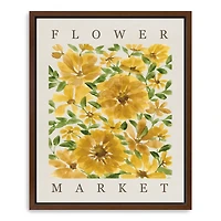 Sunflower Blooms Framed Canvas Art Print