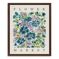 Blooms Framed Canvas Art Print