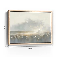 Gently Calling Framed Canvas Art Print