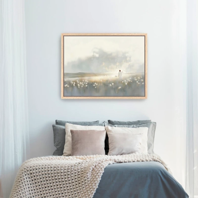 Gently Calling Framed Canvas Art Print, 32x42