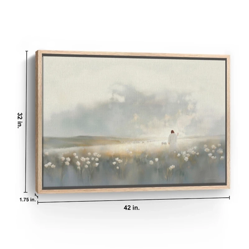 Gently Calling Framed Canvas Art Print, 32x42