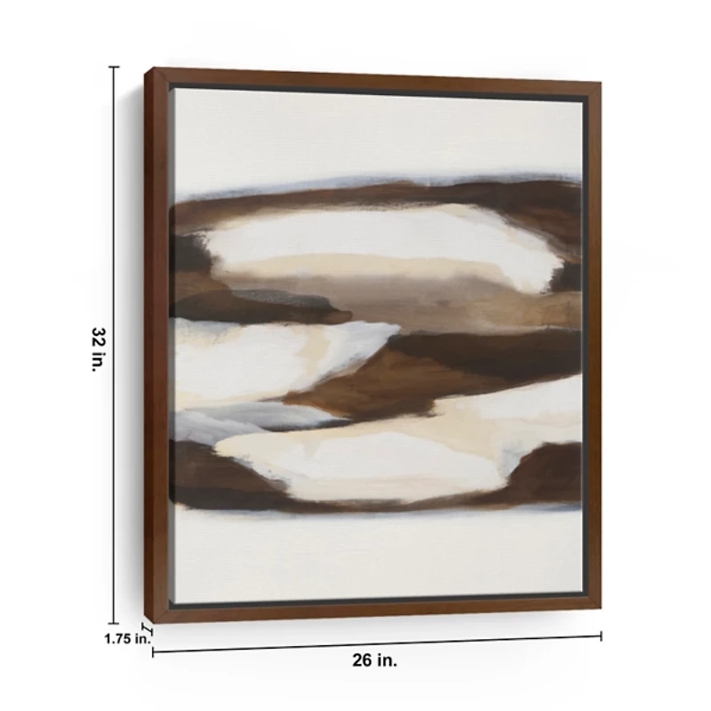 Thistledown Framed Canvas Art Print