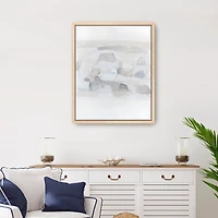 Abstract Evell Framed Canvas Art Print