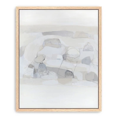 Abstract Evell Framed Canvas Art Print