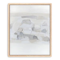 Abstract Evell Framed Canvas Art Print