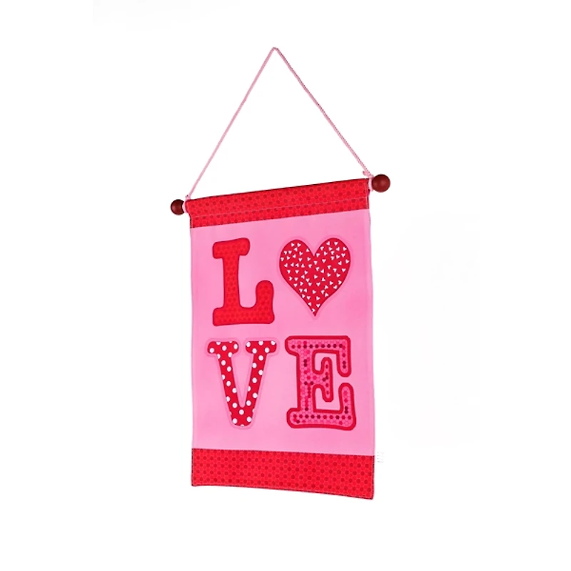 Polka Dot Love Hanging Wall Plaque