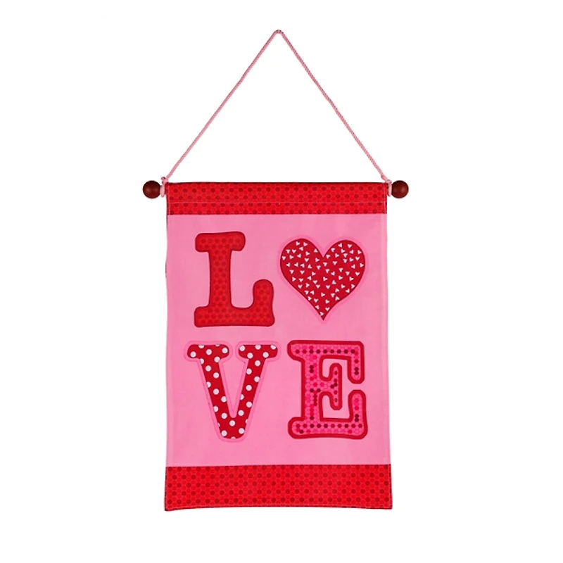 Polka Dot Love Hanging Wall Plaque