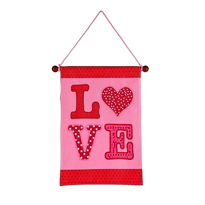 Polka Dot Love Hanging Wall Plaque