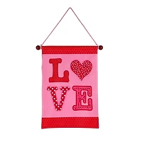 Polka Dot Love Hanging Wall Plaque
