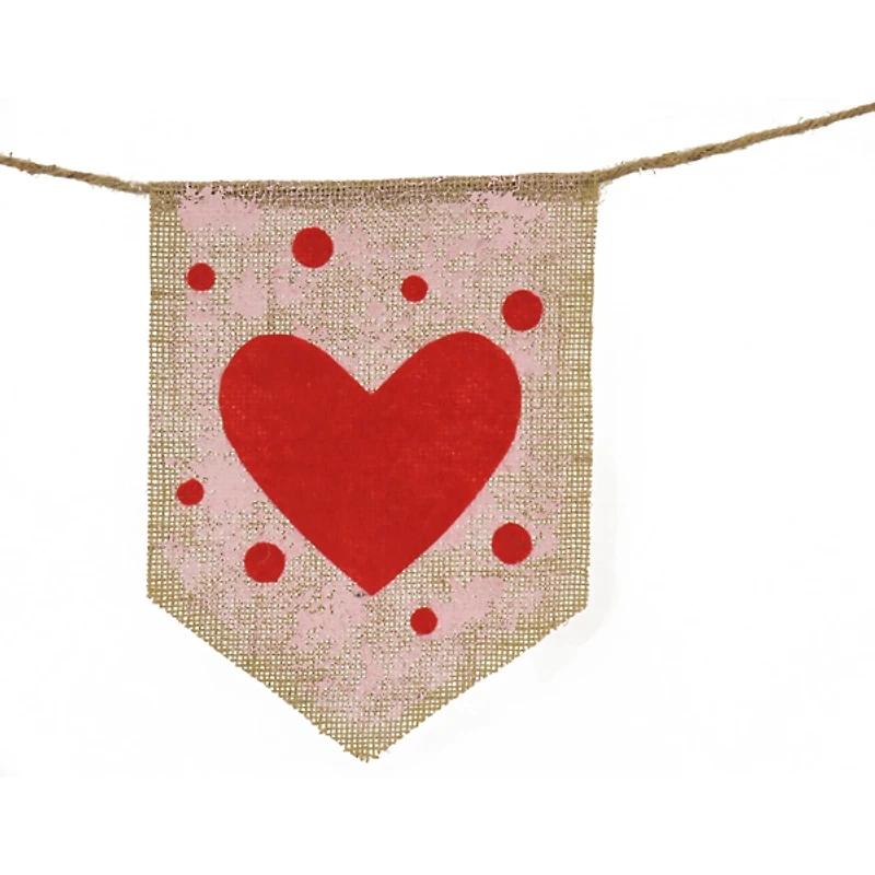 Hearts and Dots Banner