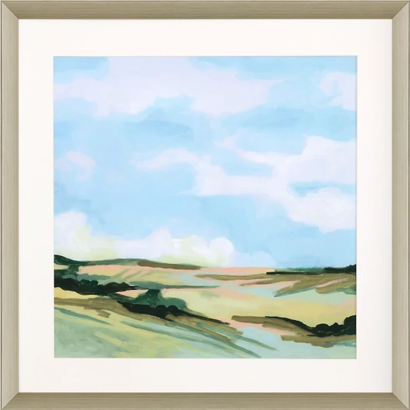 Golden Meadow II Framed Art Print