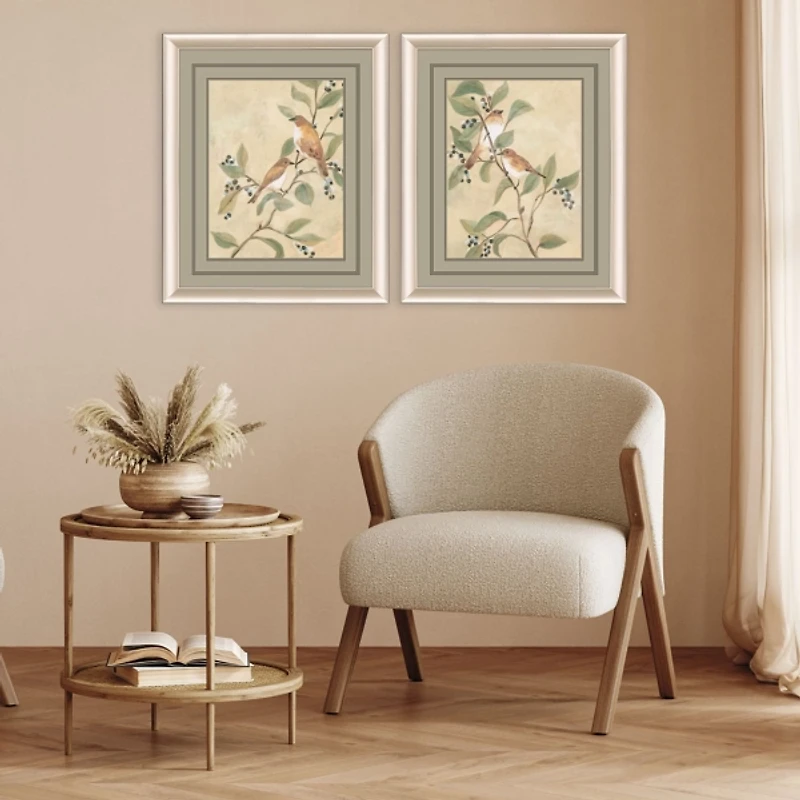 Fresco Songbirds 2-pc. Framed Art Print Set