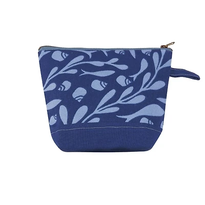 Navy Tide Pool Cosmetic Pouch