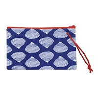 Red and Blue Clamshell Wristlet
