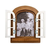 Arched Shutter Picture Frame