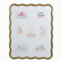 Gold Metal Wavy Collage Frame