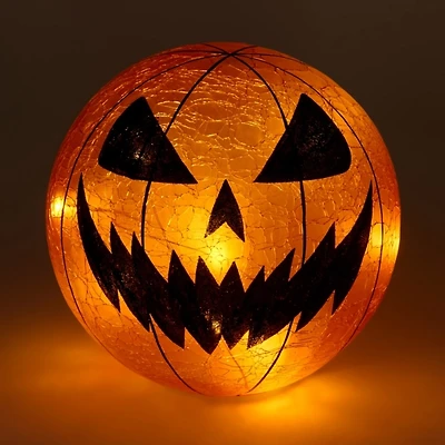 LED Jack O Lantern Orb