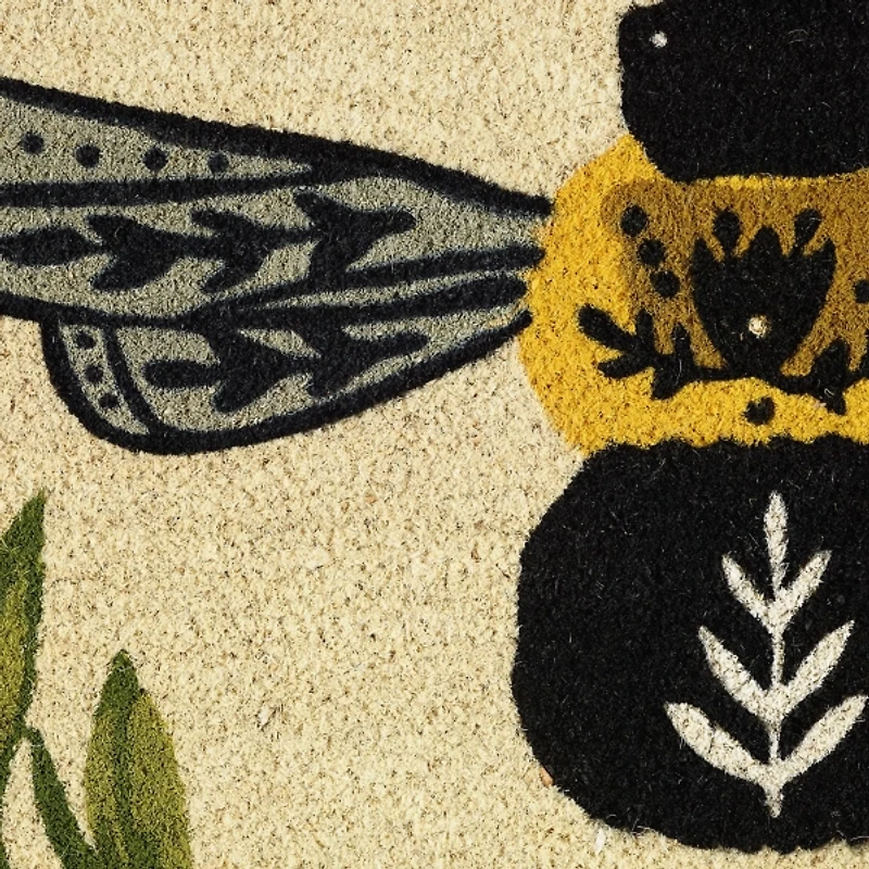 Bee Our Guest Coconut Coir Doormat
