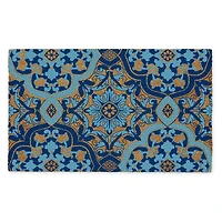 Ornate Floral Coconut Coir Doormat