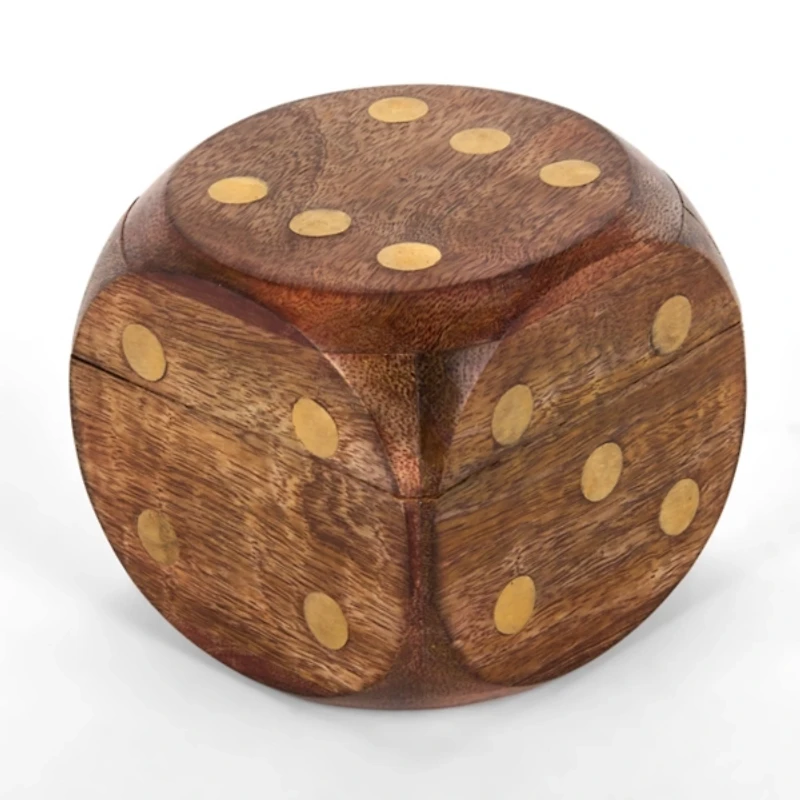 Wooden Dice Game Set