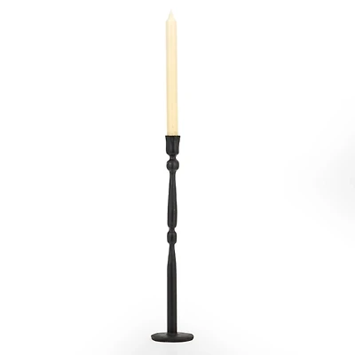 Ezra Black Iron Taper Candle Holder