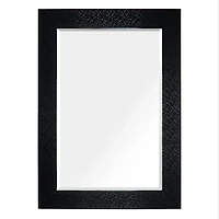Black Blocks Profile Wall Mirror
