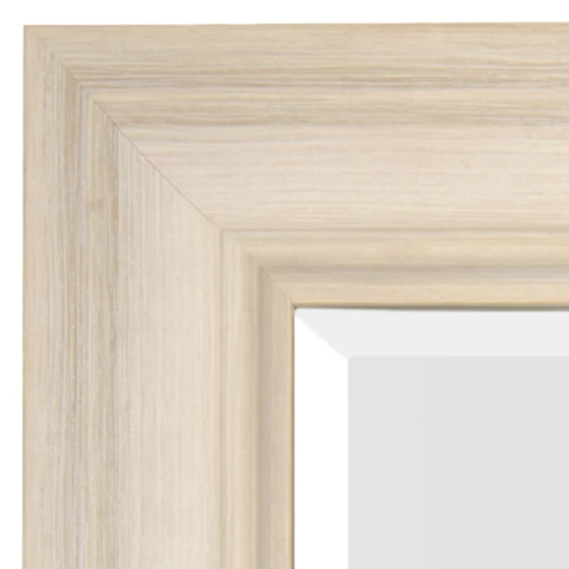 Maggie Whitewashed Profile Wall Mirror