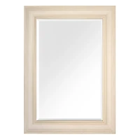 Maggie Whitewashed Profile Wall Mirror