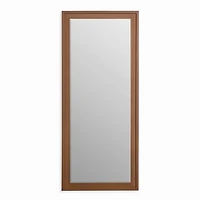 Brown Plank Profile Leaner Mirror