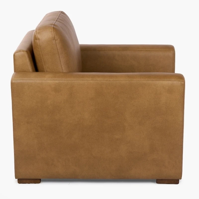 Brooks Pebble Faux Leather Brooks Armchair