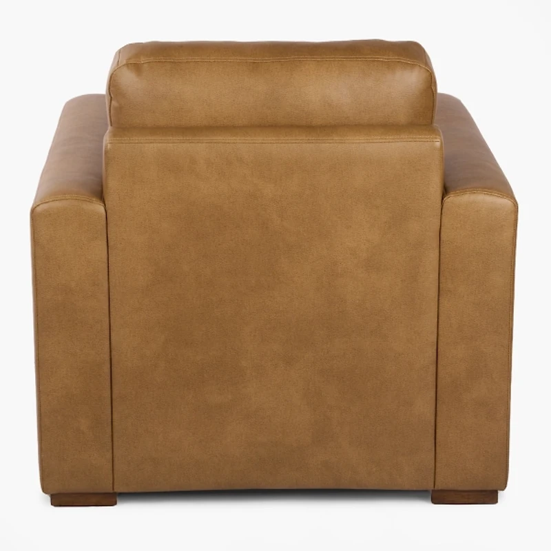Brooks Pebble Faux Leather Brooks Armchair