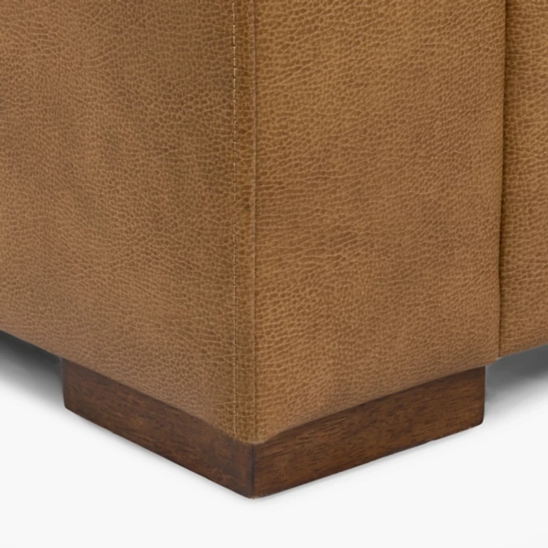 Brooks Pebble Faux Leather Brooks Armchair