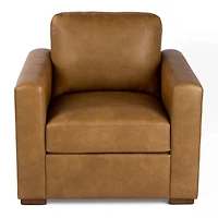 Brooks Pebble Faux Leather Brooks Armchair