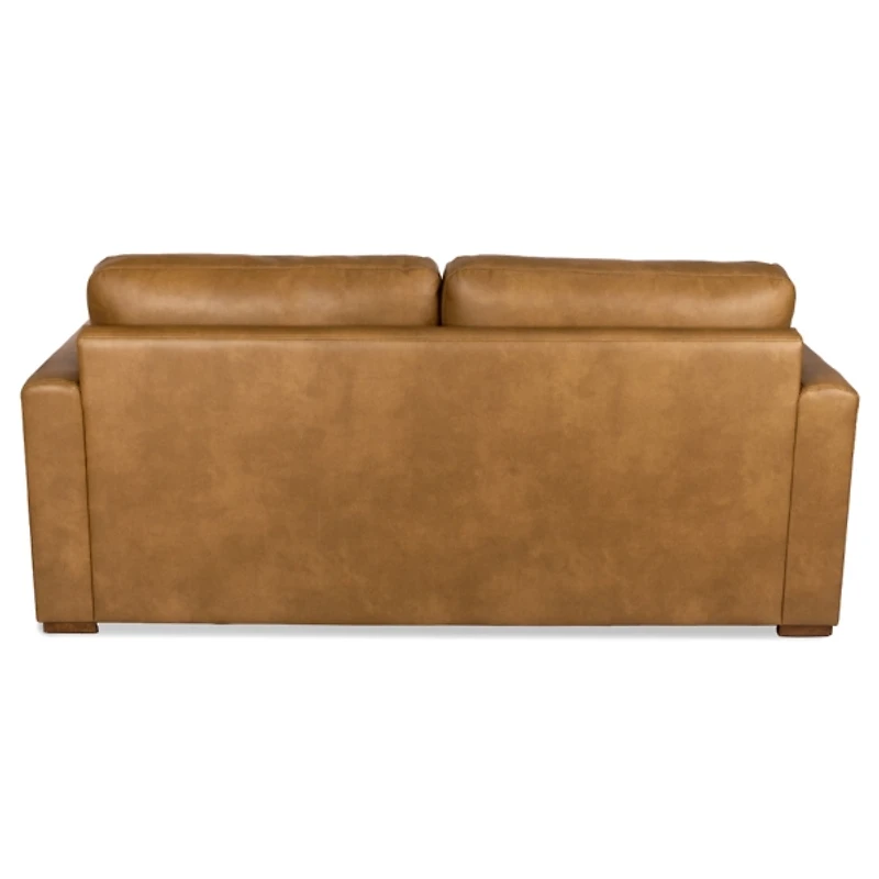 Brooks Pebble Faux Leather Sofa