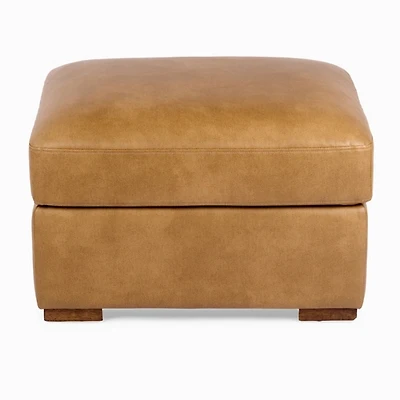 Brooks Pebble Faux Leather Ottoman