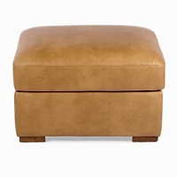 Brooks Pebble Faux Leather Ottoman