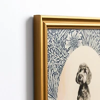 Sketched Doodle Portrait Framed Art Print