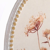 Botanicals on Linen I Arch Framed Art Print