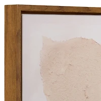 Beige Spring Blooms II Framed Canvas Art Print