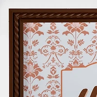 Yee Haw Floral Print Wall Plaque