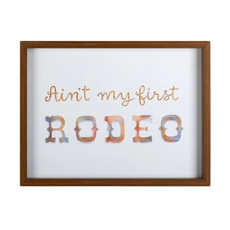 Ain't My First Rodeo Wall Plaque
