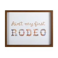 Ain't My First Rodeo Wall Plaque