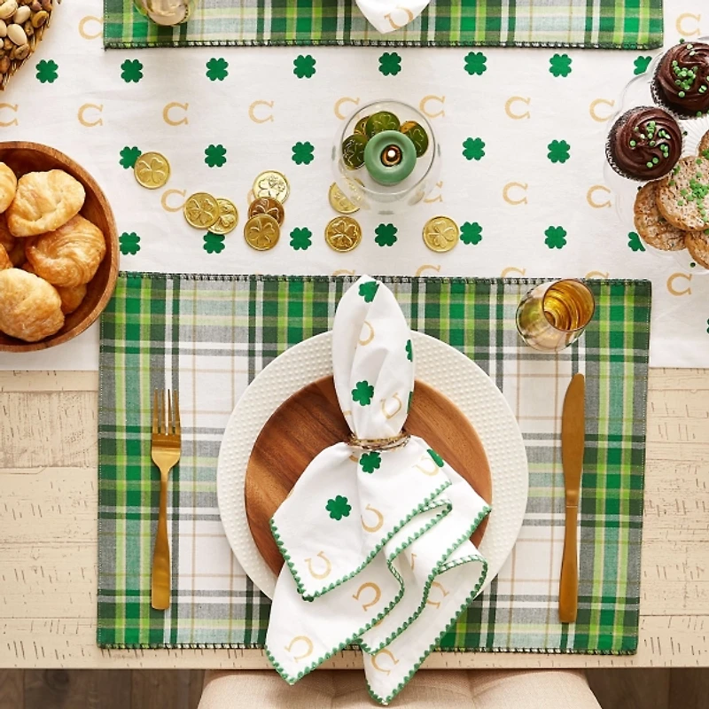 A Wee Bit of Luck Reversible Placemats, Set of 4