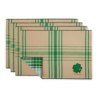A Wee Bit of Luck Reversible Placemats, Set of 4