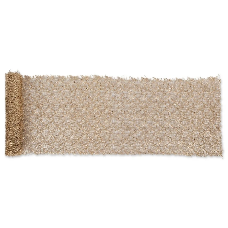 Gold Sequin Mesh Table Runner
